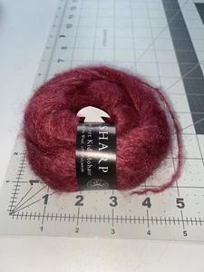 Jo Sharp Rare Comfort Kid Mohair Yarn 1 Skein 640 Cranberry New Vintage - Picture 1 of 7