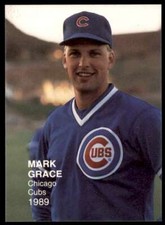 1989 BASEBALL'S BEST ONE MARK GRACE CHICAGO CUBS #4 OF 21