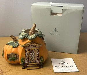 Partylite Tealight Candle Holder P8209 Pumpkin Cottage w/ Box Halloween Decor - Picture 1 of 24