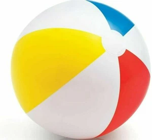 Intex Recreation 20" Glossy Panel Ball 59020Ep Inflatable Toys Swim Beach Ball - Picture 1 of 3