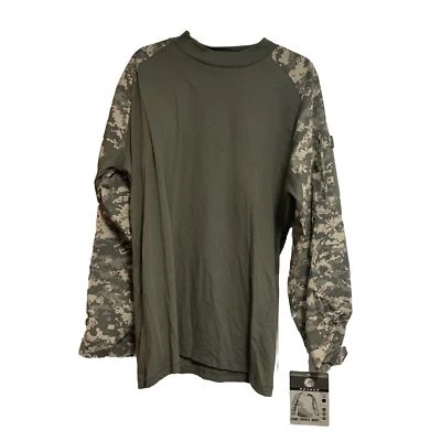 Camisa de combate ignífuga Rothco Military NYCO 230 ACU bolsillos digitales almohadillas Foto 1 de 4