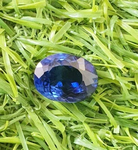 7.28 Ct Flawless Oval Cut Ceylon Cornflower Blue Sapphire Lab Grown Loose Gems - Picture 1 of 9