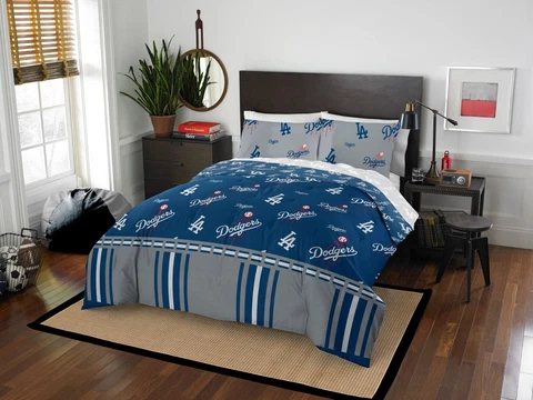 Los Angeles Dodgers Queen Bed in a Bag (Rotary) OFFICIAL MLB Cover