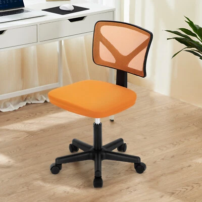 彩色无扶手椅,滑动网眼椅带轮子,高度可调节 — 第 1/4 张图片