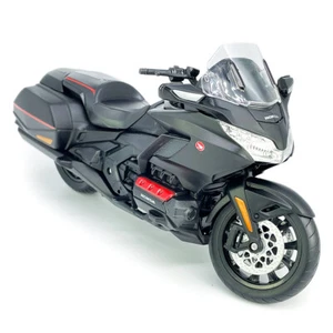 1/12 2020 Honda Gold Wing Motorcycle Model Diecast Boys Toys for Kids Black - Picture 1 of 9