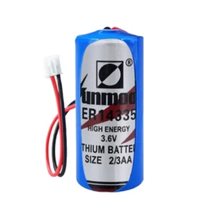 3.6V 1650mAh ER14335 Battery with 2.54 White Plug Non-rechargeable Battery New - Picture 1 of 3