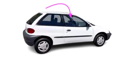 Se adapta a: 1995-2002 Geo, Metro, Suzuki Swift 2D escotilla puerta delantera derecha ventana vidrio Foto 1 de 4