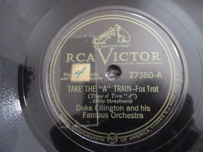 Duke Ellington - Take The "A" Train/The Sidewalks Of New York 78rpm Record 27380 - Image 1 of 4