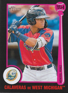 2022 Topps Heritage Minors 1973 Tarjetas #73TJ-8 Wenceel Perez