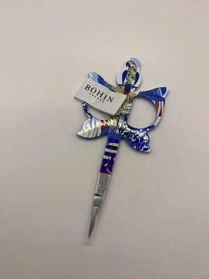Bohin Blue Parrot Embroidery 3.5” Scissors - Image 1 of 2