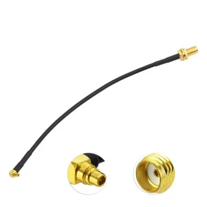 20x SMA Femelle vers MMCX Mâle Angle Droit Antenne Rallonge Câble Pigtail 15cm 6" - Photo 1/11