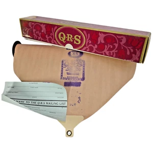 QRS Player Piano Roll Autumn Leaved CEL-180 Roger Williams Word Roll in Box - Picture 1 of 10