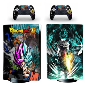 PS5 Standard Disc Console Skin Stickers Decal Cover Vinyl Dragon Ball Z Son Goku - Picture 1 of 7