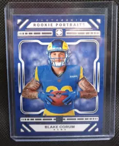 2024 Panini Photogenic - Blake Corum - Rookie Portraits - Los Angeles Rams - Bild 1 von 2