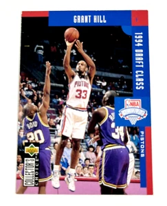 1994-95 Upper Deck NBA Draft Rookie Grant Hill Pistons #409 Basketball Card - Picture 1 of 7