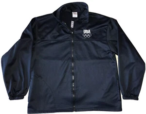 USA OLYMPIC TEAM OFFICIAL LICENSED MERCHANDISE SIZE EXTRA LARGE WARM UP JACKET - Picture 1 of 3