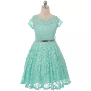 MINT Size 4 Flower Girl Dress Birthday Recital Wedding Homecoming Formal Party - Picture 1 of 4