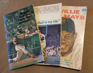 Vintage Baseball HOFer Biografie Lot MAYS, SEAVER, JACKSON - Bild 1 von 7