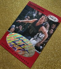 133/899 RARE 2001 SAGE REDEVAN ESCHMEYER ROOKIE AUTOGRAPH C STORE NAME