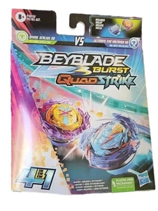 Beyblade Burst QuadStrike Ultimate Evo Valtryek V8 & Divine Xcalius X8 Dual Pack - Picture 1 of 3