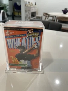 1998 75th Anniv. 24K Gold Rep. Sig. Wheaties Mini Box Tiger Woods - Bild 1 von 2