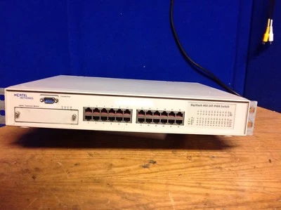 Nortel BayStack 460-24T-PWR Power over Ethernet Switch - switch - managed - 24 … - Image 1 of 4