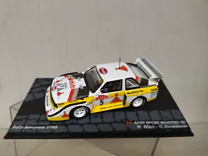 AUDI SPORT QUATTRO S1 1985 RALLY SANREMO W. RORHL 1:43 EAGLEMOSS IXO - Foto 1 di 4