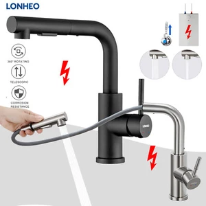 Grifo de cocina de baja presión con grifo de 360° grifo de fregadero de cocina de una mano DHL - Imagen 1 de 25