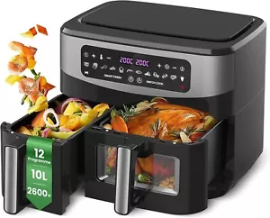 Friggitrice ad Aria Doppio Cestello Capacità 10L 12 Programmi 2800W Dual ZonePro - Foto 1 di 8