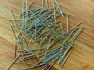 150 Stecknadeln STAHLSTECKNADELN Kopfnadeln Nähnadeln Heftnadeln Nadeln - Bild 1 von 3