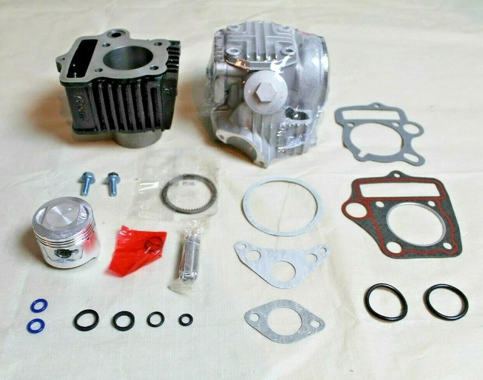 Honda ATC70 Top End Rebuild Kit Cylinder Head Piston Rings Gaskets 1978-1985 - Image 1 of 4
