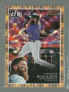 2019 Donruss Action All-Stars Bronze #11 Charlie Blackmon 067/349 (ref 80617) - Picture 1 of 1