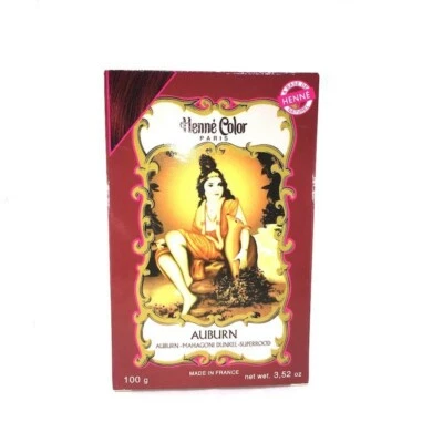 Henné Couleur Auburn 100 gr Coloration Teinte Naturelle Cheveux Made In France - Immagine 1 di 2