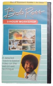 Bob Ross, 3 Hour Workshop VHS Video Tape Back To Basics Technique Vintage Artist - Imagen 1 de 13
