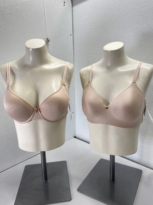 Chantelle Mujer Invisible & C Jolie Camiseta Sin Alambres Sujetador Conjunto 2 Talla 36C Rosa Foto 1 de 4