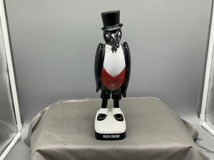 OLD CROW Kentucky Bourbon Whiskey Werbung Bar Display Statue Breweriana - Bild 1 von 10