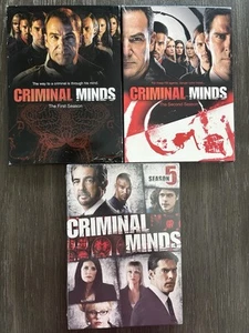 CRIMINAL MINDS DVD SEASONS 1, 2, 5 (5 Brand New) - Picture 1 of 2