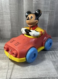 Auto giocattolo vintage 1973 Kohner Disney Topolino tira Walt Disney Produzioni - Foto 1 di 5