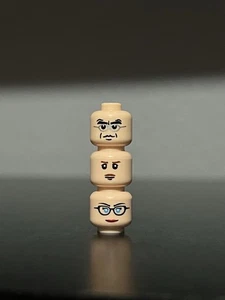 LEGO Batman 2006 Custom Pad Printed Minifigure Heads Lot Of 3 - Picture 1 of 1