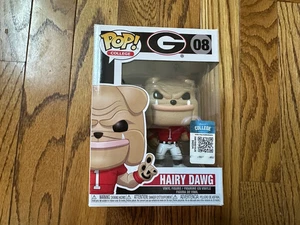Funko Pop College Georgia Bulldogs "Hairy Dawg" 08 Vinyl Figure NEW IN BOX - Picture 1 of 6