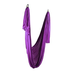 (Dark Purple)Yoga Swing Sling Hammock Pilates Aerial Anti Gravity Inversion PL - Picture 1 of 9