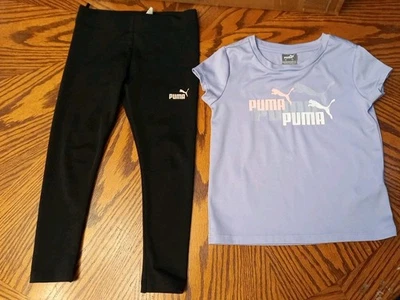 Lote Puma Camisa Manga Corta Niño/Niña y Medias Negras Talla 4 EC Foto 1 de 4