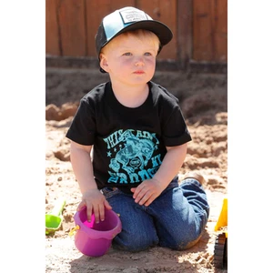 Cinch Infant Boy's 'This Ain't My First Rodeo' Black T-Shirt MTT7672060 - Picture 1 of 4
