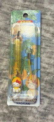 Dije de teléfono Hello Kitty naranja 2001 Sanrio vintage Foto 1 de 2