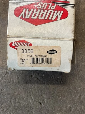 Engine Coolant Thermostat Murray Plus 3356 replaces 13356 200-160 12T1B NP - Image 1 of 4