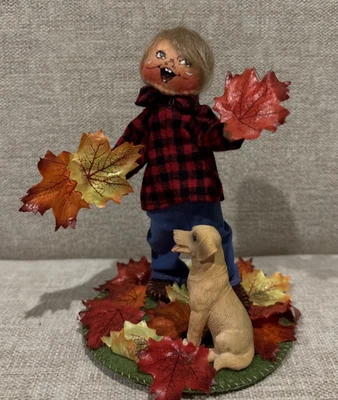 Annalee Dolls 5" Leaf Pile Pals AIA Exclusive 2019 NWOT! - Image 1 of 4