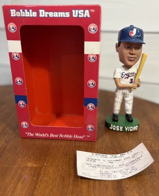 Bobble Dreams Limited Montreal Expos Jose Vidro SGA Bobblehead Ticket stub 2003 - Image 1 of 4