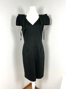 G2 By GEORGE CROSS Sheath Pencil Dress Size 10 Cotton Corporate Black RRP $359 - Picture 1 of 22