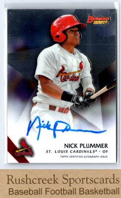 2015 Bowman's Best #B15-NP Nick Plummer Auto Best of 2015 Autographs - Image 1 of 2