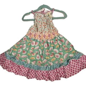 VGUC Matilda Jane girls size 4 slice of life dress the adventue begins - Picture 1 of 5